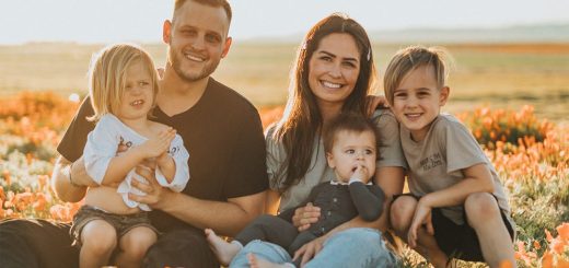 Семейство - баща, майка и деца