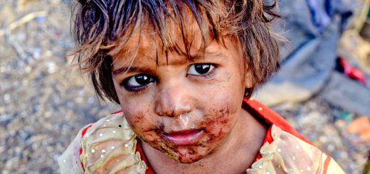 Неизмито/мръсно дете