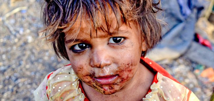 Неизмито/мръсно дете