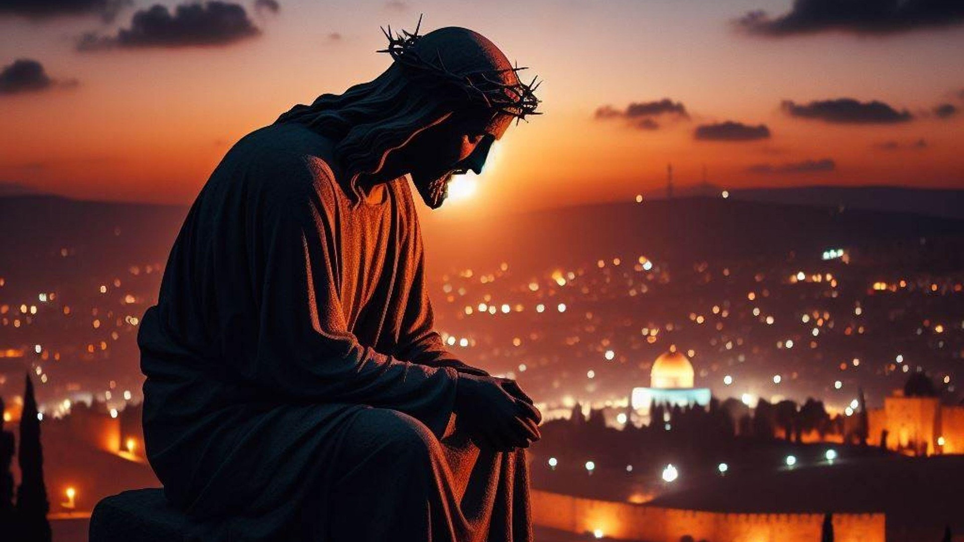 Исус плаче над Йерусалим