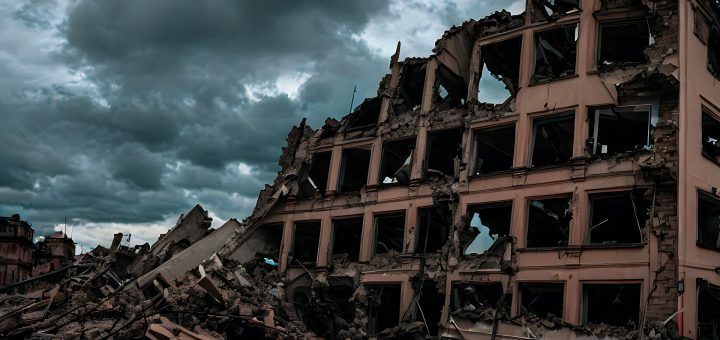 Войната в Украйна - Разрушени сгради